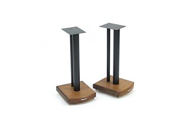 Atacama Moseco 5 Speaker Stands, dark bamboo, black