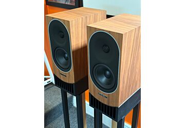 PMC Prophecy 1 Compact Bookshelf Speakers - Ex Display, Natural Walnut