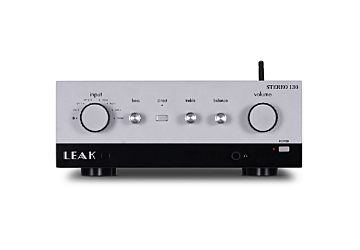 Leak Stereo 130 Integrated Amplifier - Silver - Front