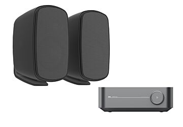 WiiM Amp with Monitor Audio CL2 S Outdoor Speakers