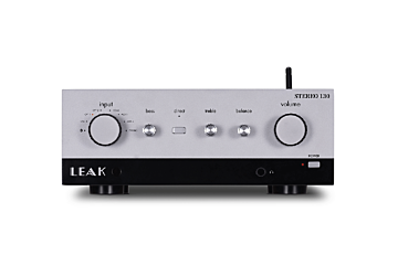 Leak Stereo 130 Integrated Amplifier - Silver - Front