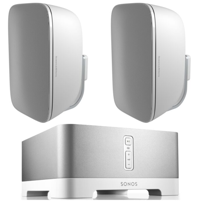 synd Gå op web Sonos Connect Amp + Bowers & Wilkins AM-1 Outdoor Speakers from Hifi Gear