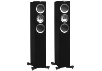 KEF R500 Floorstanding Loudspeakers in black
