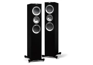 KEF R700 Floorstanding Loudspeakers in Black gloss, pair
