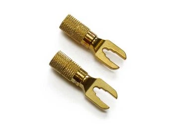 Spade connector - gold plated