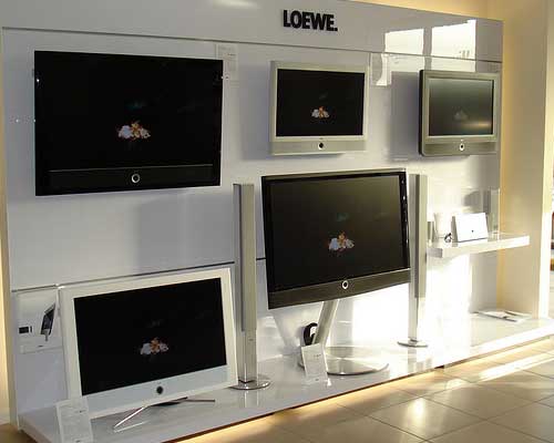 Loewe TV display at our showroom
