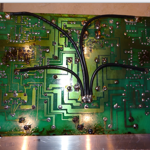 Star earthing and overheated tracks 