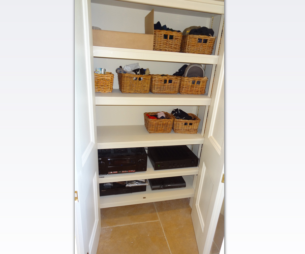 View of the equipment cupboard