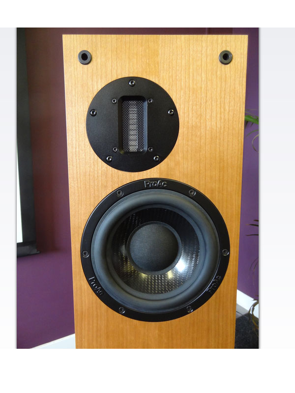 165mm carbon fibre bass midrange and 60mm x 10mm ribbon tweeter