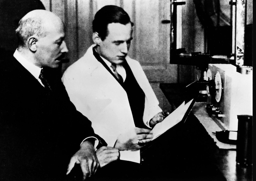 Siegmund Loewe with Manfred von Ardenne
