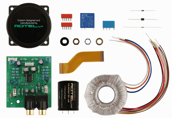 Rotel Internal components 